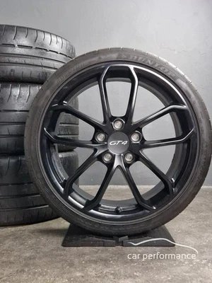 Porsche 982 718 Felgen Spyder Rad 20 Zoll GT4 Cayman Boxster, Sommerräder black - Bild 1 von 4
