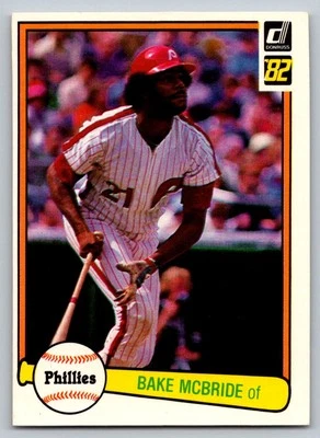 1982 Donruss #497 Bake McBride Philadelphia Phillies - Image 1 of 2