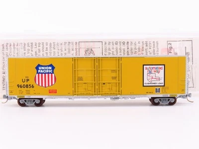 N Micro-Trains MTL 102020 UP Union Pacific 60' Double Plug Doors Box Car #960856 - Image 1 of 4