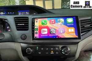 Apple Carplay For 2012-2015 Honda Civic Car Stereo Radio Android 15.0 GPS Cam - Picture 1 of 13
