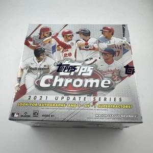 2021 Topps Chrome Baseball Update Series Mega Box - Bild 1 von 2