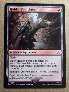MTG Assassins Creed Hidden Footblade U 0034 - Picture 1 of 1