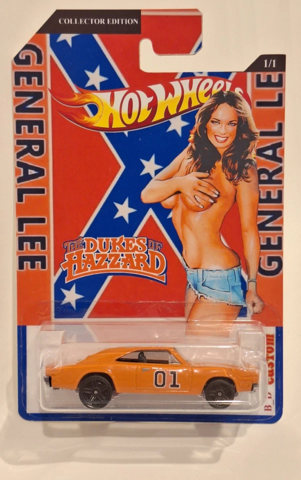 Dodge Charger 1969 Hot Wheels "General Lee Dukes of Hazzard" personalizado #2 Foto 1 de 4