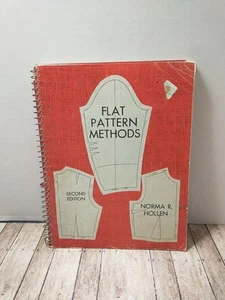Flat Pattern Methods Dressmaking Book 1968 2nd Edit. 5th Printing - Norma Hollen - Picture 1 of 9