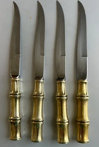 TIFFANY & Co 4 STEAK KNIVES - STERLING - Picture 1 of 4