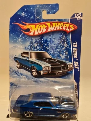 2010 Hot Wheels 70 Buick GSX [Muscle Mania Series] #05 of 10 Blue - Image 1 of 4