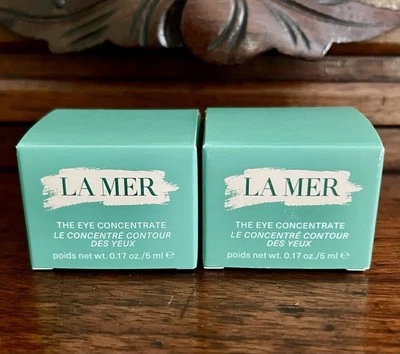 LA MER Eye Concentrate Cream 0.17 oz / 5 ml TRAVEL SIZE NEW & Sealed Lot of 2 - Image 1 of 4