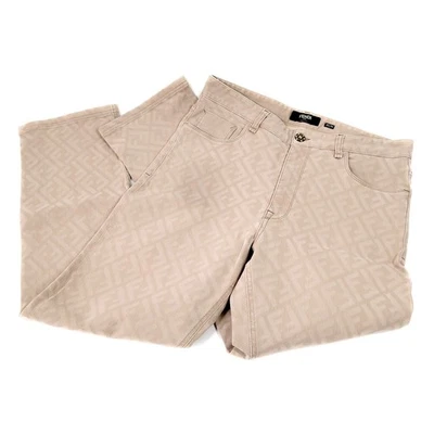 SIN TARIFA Pantalones Fendi Damas Algodón Poliuretano 2325835 Foto 1 de 4