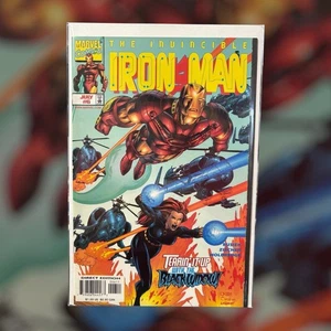 The Invincible Iron Man #6 Marvel Direct Edition 1996 Black Widow - Imagen 1 de 1