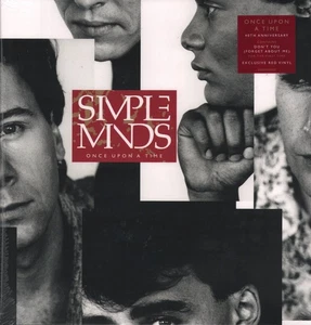 SIMPLE MINDS ONCE UPON A TIME LP VINYL Red vinyl 40th Anniversary edition in g'f - Picture 1 of 3