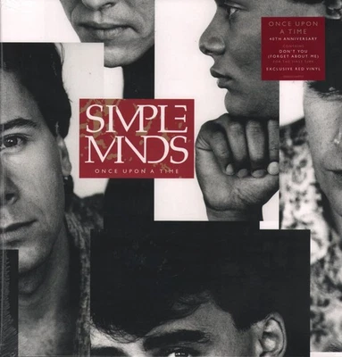 SIMPLE MINDS ONCE UPON A TIME LP VINYL Red vinyl 40th Anniversary edition in g'f - Image 1 of 3