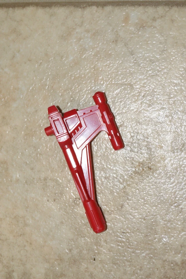Vtg Transformers G1 Quickswitch BLASTER gun wing original red weapon part - Image 1 of 1