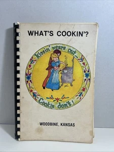 Vintage KS Cookbook, A Booking Favorite Recipes By Woodbine 4th Of July Committe - Picture 1 of 9