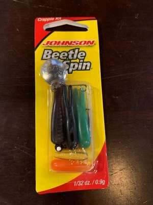 Cebo/señuelo de pesca BEETLE SPIN 1/32 oz. Johnson Crappie Kit ¡NUEVO! CB1/32ASST Foto 1 de 3