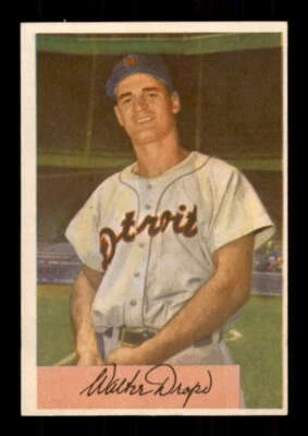 1954 Bowman #7 Walt Dropo EX+ Tigers 528223 - Image 1 of 2