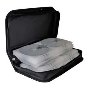 MediaRange Custodia porta DVD CD BD DJ Wallet Synthetic Leather 96 POSTI - BOX55 - Foto 1 di 4