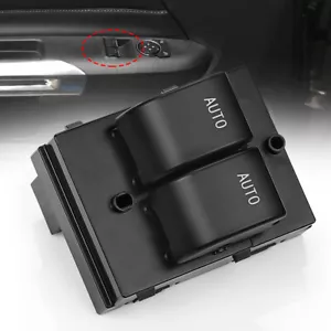Power Window Master Switch Front Driver Side Black For Ford Mustang 2010-2014 - Picture 1 of 9