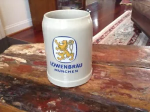 Vintage Lowenbrau Munchen Beer Stein .5L Gerz W. Germany - Picture 1 of 5