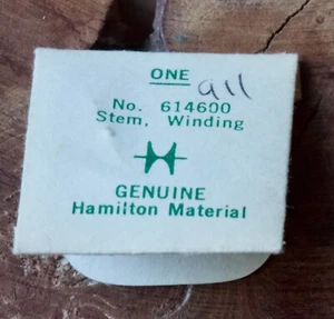 Vintage Hamilton watch NOS winding stem 614600 for Hamilton grades 911 911M - Bild 1 von 2