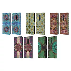 HEAD CASE DESIGNS ARABESQUE LEATHER BOOK CASE & WALLPAPER FOR BLACKBERRY ONEPLUS - Picture 1 of 11