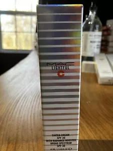 MAC Lightful C Tinted Cream SPF 30 with Radiance Booster *Dark* 1.3 Oz New - Picture 1 of 5