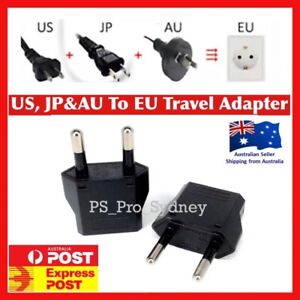 Australia AU Japan JP / US to Europe EU Power Plug Adapter Travel Converter- AUS