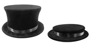 Folding Collapsible Opera Top Hat Dancers Magic Trick Magicians Costume Hat - Picture 1 of 15