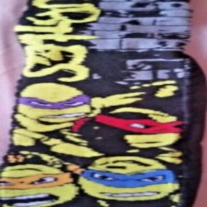 Nickelodeon Teenage Mutant Ninja Turtles Boy's 8-13 Gripper Sole Socks NEW - Picture 1 of 2