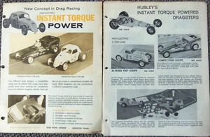 LOT OF 1964 HUBLEY TORQUE POWERED DRAGSTERS LITERATURE - MODELS - SPECS - ETC. - Picture 1 of 3