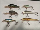 Vintage Rapala Lures Plugs Floaters Lot Of 6