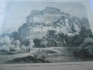 Gravure 1869 - Le Chateau de la Kadolzbourg près de Nuremberg - Picture 1 of 1