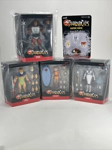 Thundercats Super7 SUPER PACK Heads GRUNE CHILLA WILYKAT JAGA Figures Lot of 5 - Picture 1 of 11