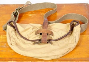 TK Garment Supply Repurposed Khaki Military Fabric Bag Hand Made Japanese - Picture 1 of 5