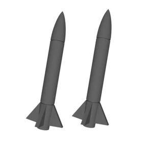 GI Joe ARAH Cobra Flight Pod Trubble Bubble Missiles Rockets 2X Reproductions - Picture 1 of 6