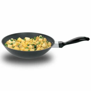 Futura Nonstick 2 L Stir Fry Pan Wok/Kadai/Frying Pan Flat Bottom Long Handle - Picture 1 of 8