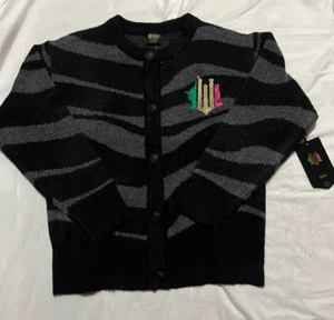 Wicked Graphic Black Button Cardigan, Target x Paul Tazewell Women's - Picture 1 of 6