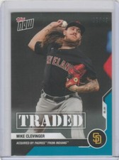2020 Topps Now Parallel #185 Mike Clevinger San Diego Padres 10/49