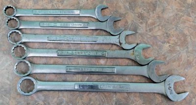 Craftsman 6pc Combination Wrench Set - 3/4 - 1-1/16 - Image 1 of 4