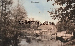 1917 Ringwood Hampshire Printed Postcard Posted - Picture 1 of 2
