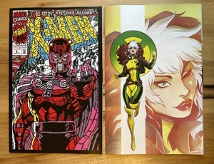 UNCANNY X-MEN #1 SHATTERED VARIANT and 1:50 Ratio Vecchio SET - Picture 1 of 2