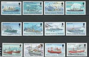 British Antarctic Territory Sc# 202-213 MNH SET SHIPS & BOATS STAMPS (SHI 113) - Picture 1 of 1
