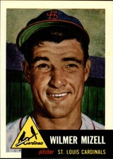 1991 Topps Archives 1953 St. Louis Cardinals Baseball Card #128 Wilmer Mizell