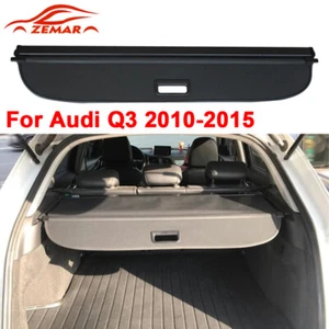 Cubierta trasera de carga retráctil para Audi Q3 2010-2015 equipaje pantalla de seguridad escudo - Imagen 1 de 10