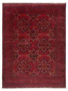 Afgano Annodato a Mano Tappeto Orientale 197x150cm-Top Condizioni Cinese Tappeto - Picture 1 of 11