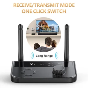 Bluetooth 5.3 Transmitter Receiver, Dual Connection Bluetooth Audio Adapter - Picture 1 of 20
