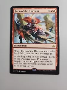 MTG Form of the Dinosaur Rivals of Ixalan 103/196 regolare raro - Foto 1 di 1