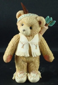 Cherished Teddies Figurine WYATT "I'm Called Little Running Bear" 1994 - Picture 1 of 3