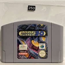 Lode Runner 3D Nintendo 64 N64 Game Cartridge PAL oz253