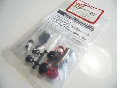 KYOSHO W5197V velvet Coating Triple Cap Threated Shocks Set  - Photo 1/2