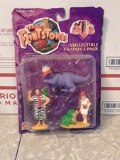 The Flintstones collectible figures 3 pack Mattel New Old Stock 1993 
